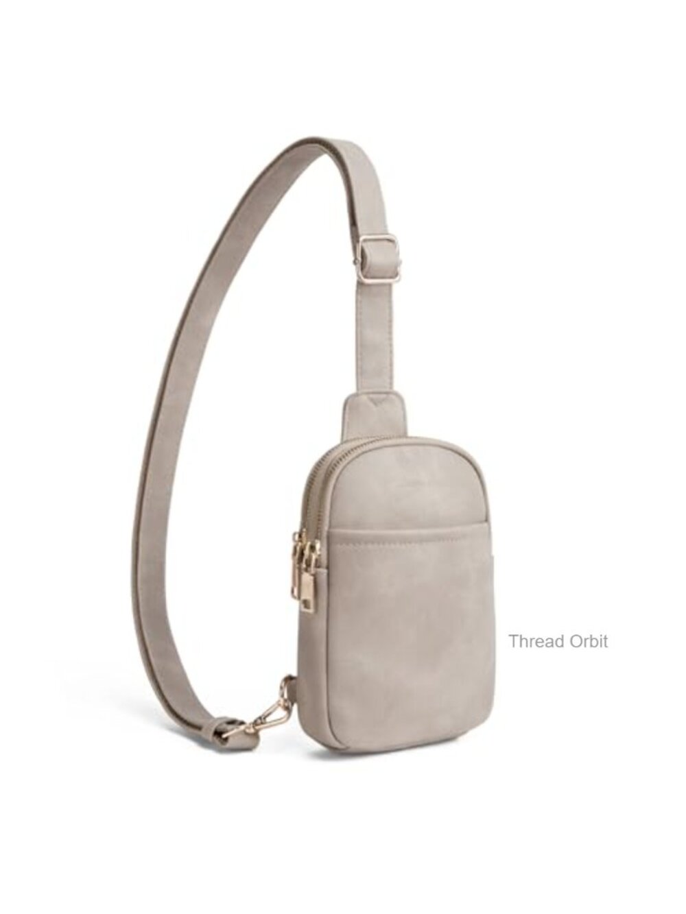 Faux Leather Crossbody Sling Bag Fanny Pack Women Vegan Travel Purse